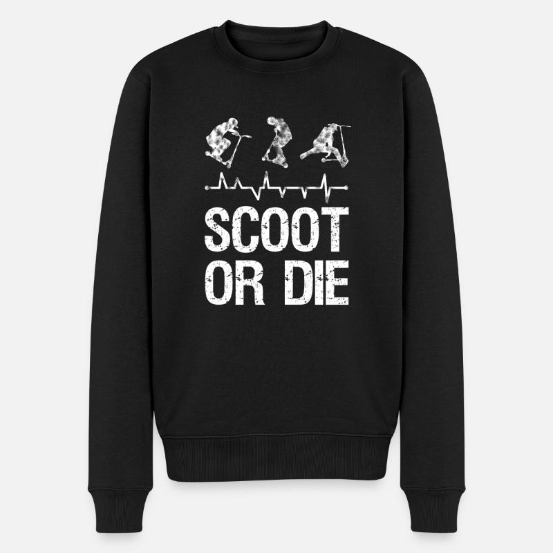Stunt Scooter - Pull Premium bio Homme - noir
