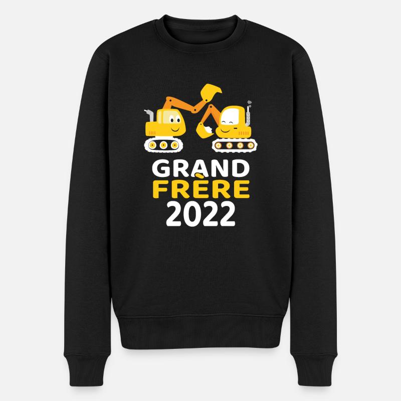 Grand Frère 2022 - Pull Premium bio Homme - noir