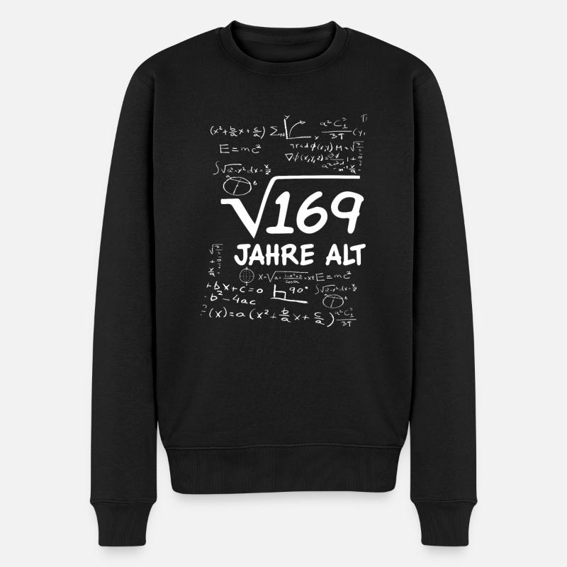 13. Kindergeburtstag Dreizehn Jahre Alt - Lustiges - Männer Premium Bio Pullover - Schwarz
