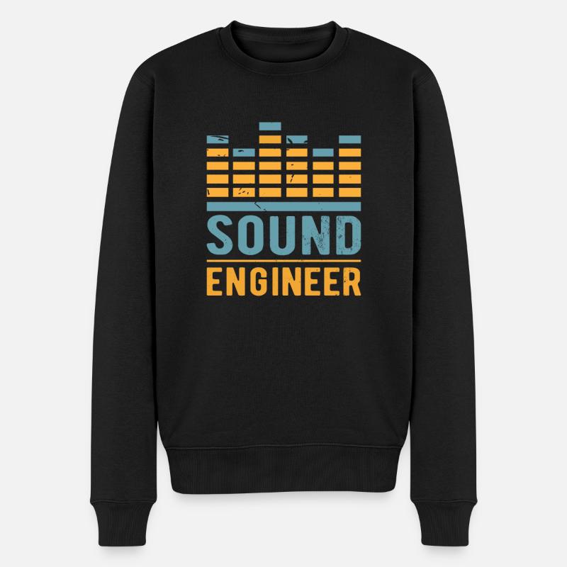 SOUND ENGINEER/ AUDIO ENGINEER GIFT - Pull Premium bio Homme - noir