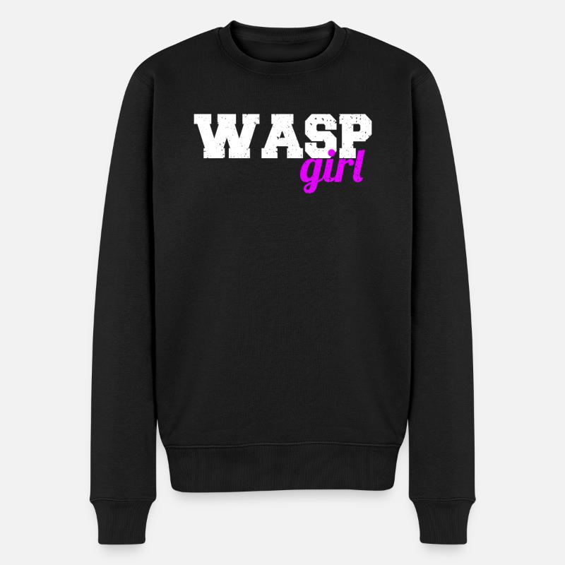 Wasp girl - Pull Premium bio Homme - noir