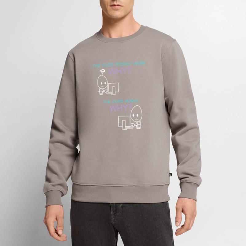 Programmer Code Works Why Männer Premium Bio Pullover