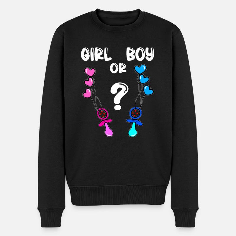 Fille ou garçon - Pull Premium bio Homme - noir