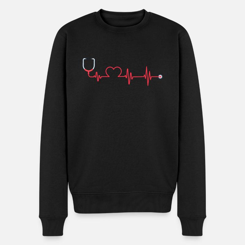 Infirmière Nurse cadeau anniversaire drôle - Pull Premium bio Homme - noir