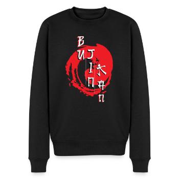 Bujinkan, Bujinkan japanisch, Kampfsportarten, - Männer Premium Bio Pullover - Schwarz - Vorne - Nico (187cm)