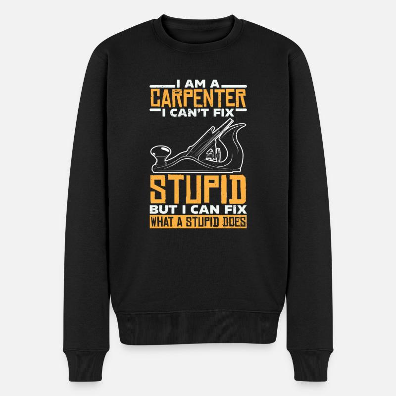 Menuisiers - Pull Premium bio Homme - noir