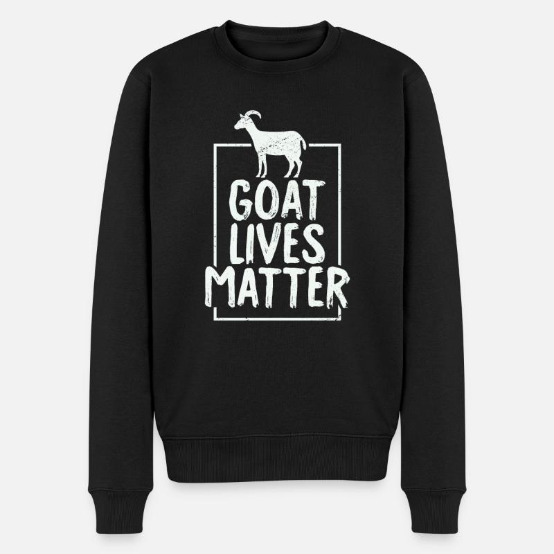 Goat Lives Matter - Pull Premium bio Homme - noir