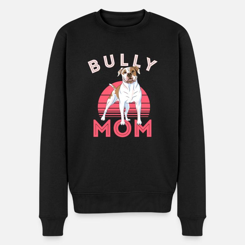 american bully, american bully Pitbull, Hund, - Männer Premium Bio Pullover - Schwarz