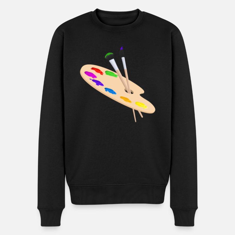 Pour Painter - Pull Premium bio Homme - noir