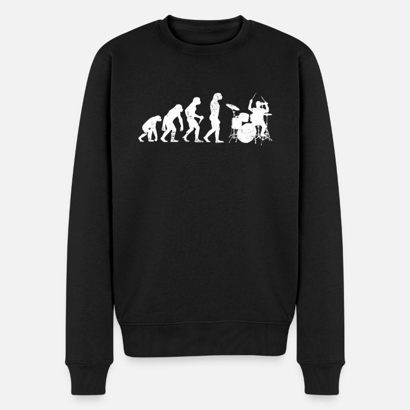 Percussion développement Batteur batteur Tromml - Pull Premium bio Homme - noir