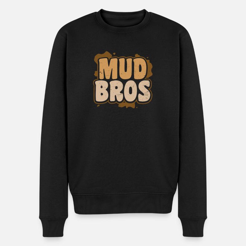 Mud Run Mud Bros - Pull Premium bio Homme - noir