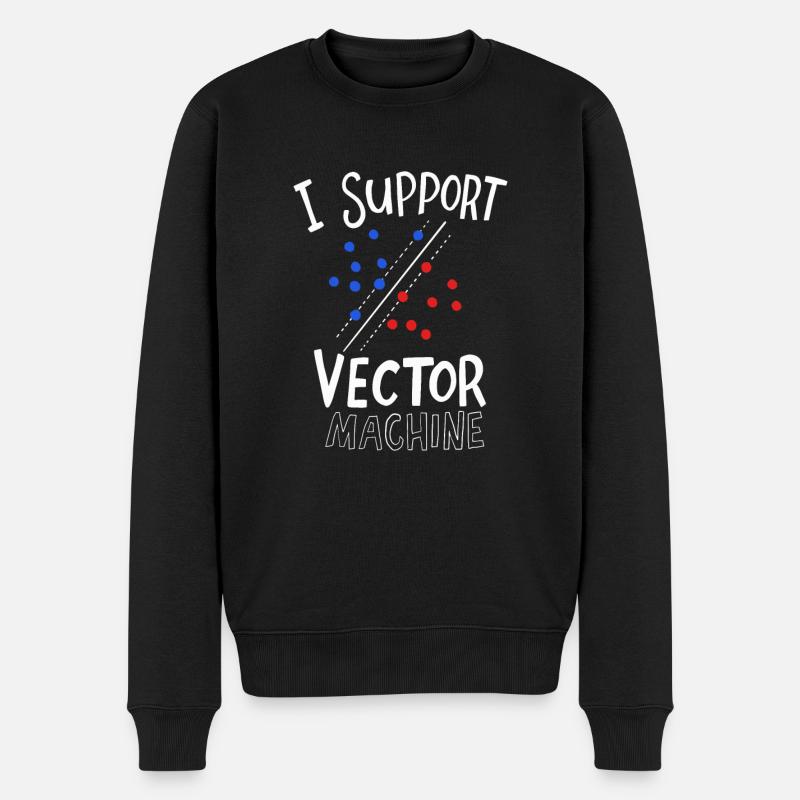 Machine Learning-Geschenk für einen - Männer Premium Bio Pullover - Schwarz