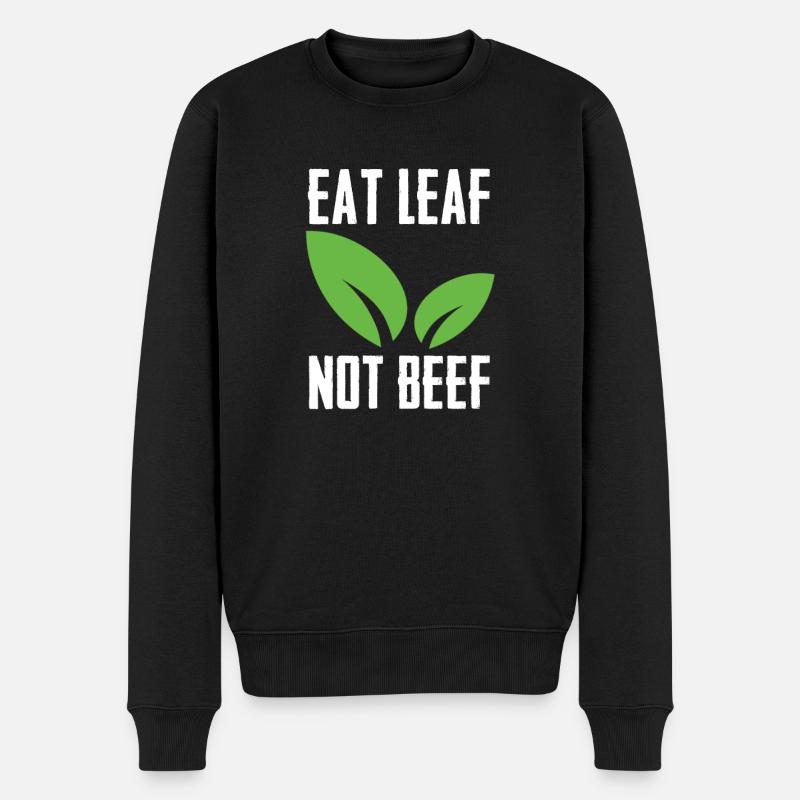 Végétaliens végétaliennes légumes Végétalien - Pull Premium bio Homme - noir