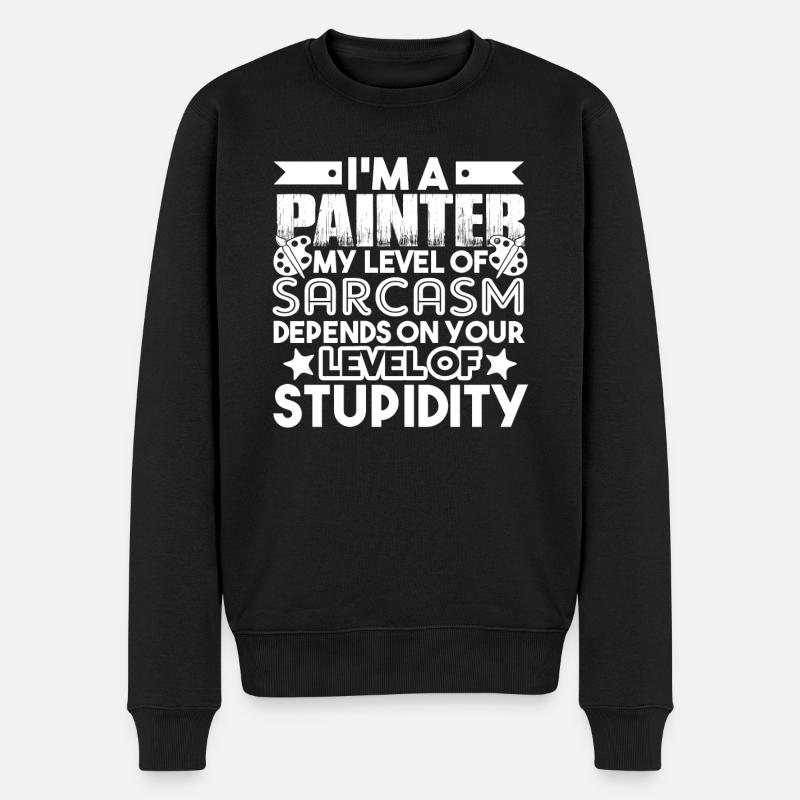 Painter I'm A Painter - Men's Premium Organic Jumper - black