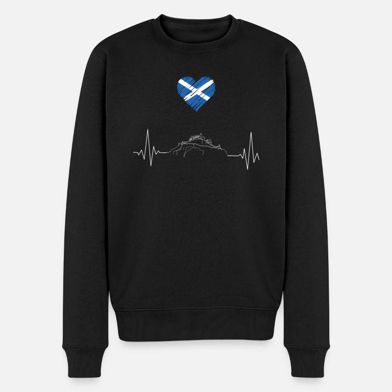 Ecosse Amour - Pull Premium bio Homme - noir