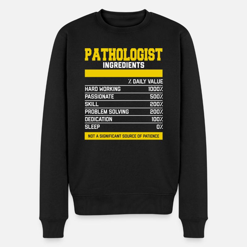 Nice Pathologist Ingredients T-Shirt - Pull Premium bio Homme - noir