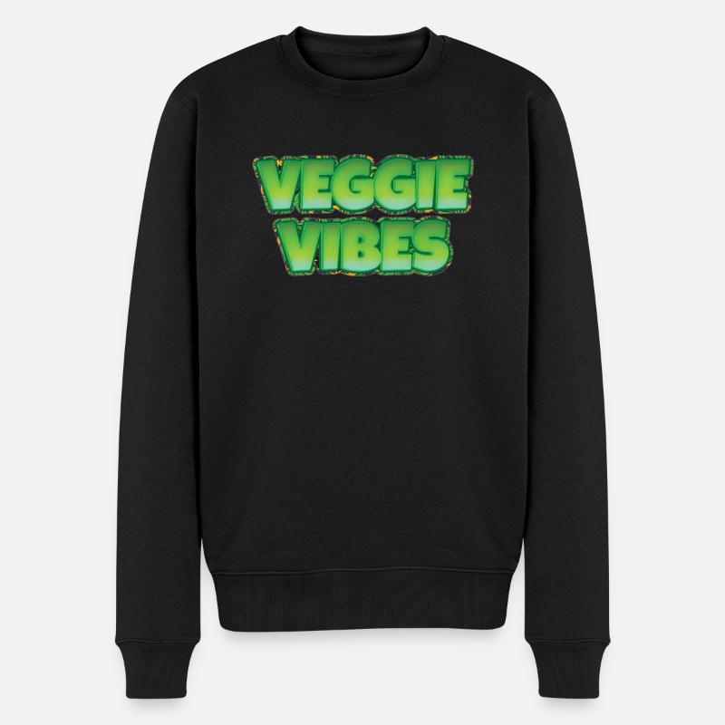 Légumes végétarien végétarien - Pull Premium bio Homme - noir