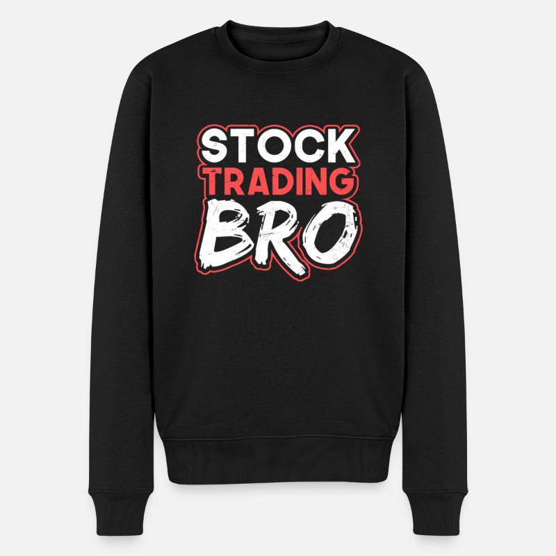 Actions Stock Trading Bro - Pull Premium bio Homme - noir