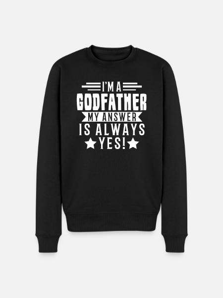 Parrain pate Tauliet fête des pères cadeau - Pull Premium bio Homme - noir