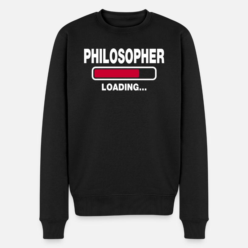 Philosophe - Pull Premium bio Homme - noir