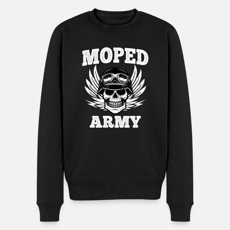 Cyclomoteur Mobylette Mookick cadeau - Pull Premium bio Homme - noir