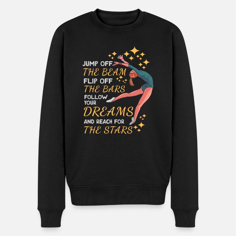 Gymnastique Acrobatie gymnaste Dancer - Pull Premium bio Homme - noir