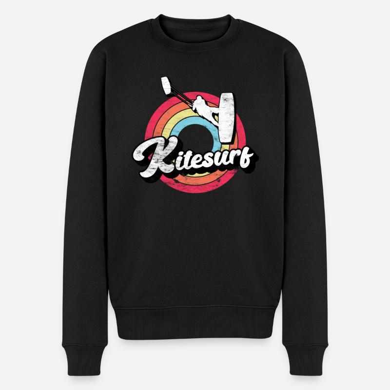 Kitesurf Kitesurfer Kiteboarding Kitesurfing - Pull Premium bio Homme - noir