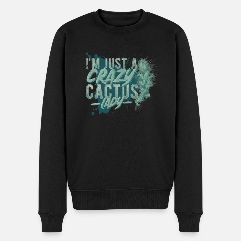 Cactus Mum Cactus - Pull Premium bio Homme - noir