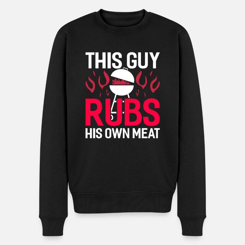 Grillen BBQ Grillmeister Barbecue Geschenk - Pull Premium bio Homme - noir