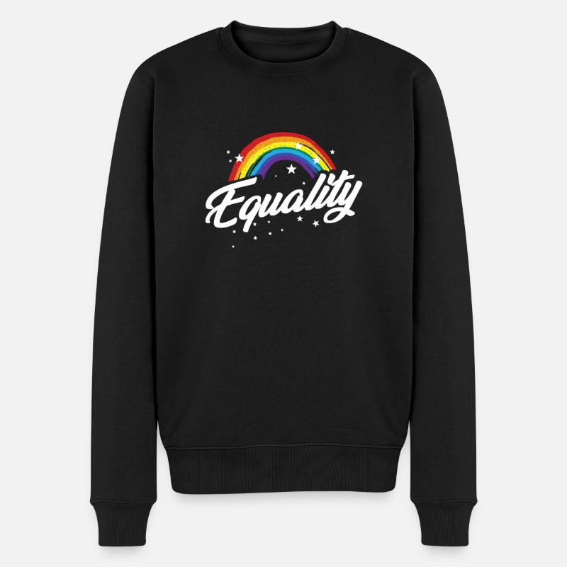 Equality Art Lesbian Bisexual Trans Gay Pride - Pull Premium bio Homme - noir