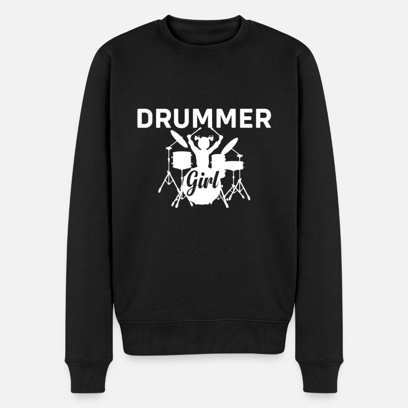 Batteur fille - Pull Premium bio Homme - noir
