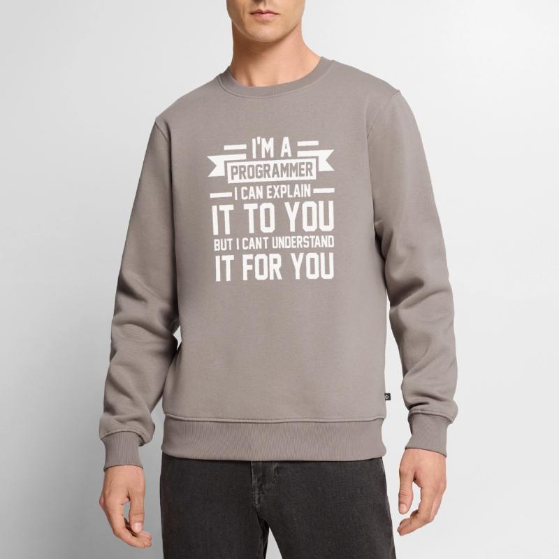 Programmer Programmer Programming Geschenk Männer Premium Bio Pullover