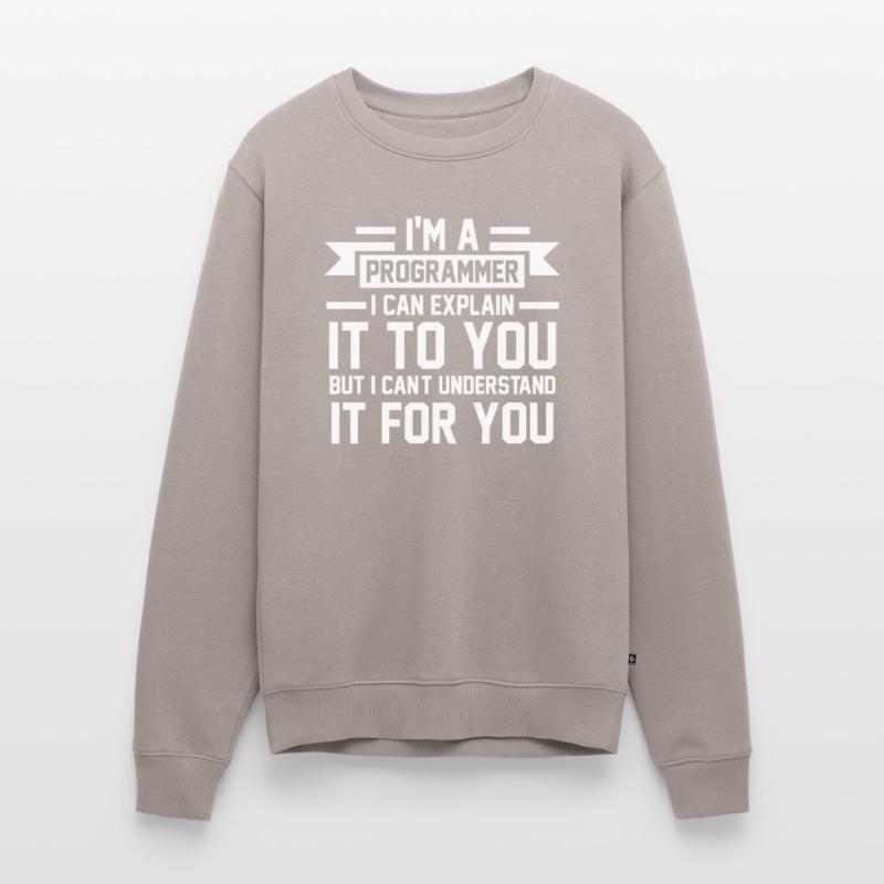 Programmer Programmer Programming Geschenk Männer Premium Bio Pullover