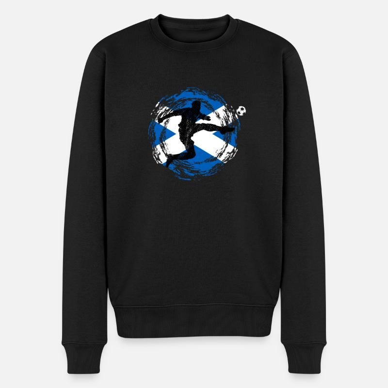 Écosse Football - Pull Premium bio Homme - noir