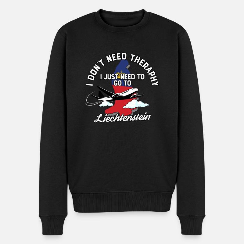 Liechtenstein flag I Liechtenstein Souvenirs - Pull Premium bio Homme - noir