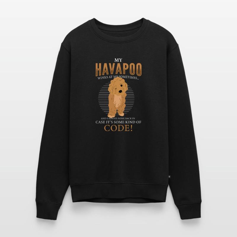 havapoo, havapoo Pudel Mischling, havapoo humor, Männer Premium Bio Pullover