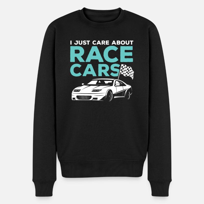 Voiture de course - Pull Premium bio Homme - noir