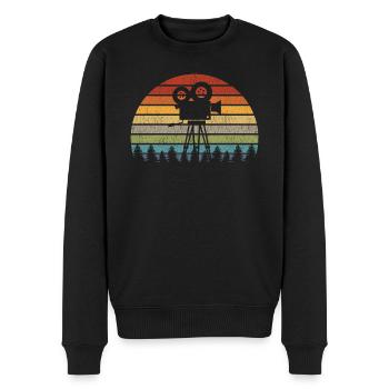 Retro Director Film Movie - Pull Premium bio Homme - noir - Devant - Nico (187cm)