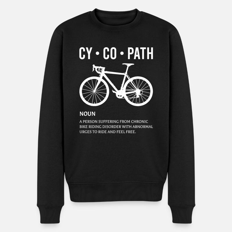 Cycopathe - Pull Premium bio Homme - noir