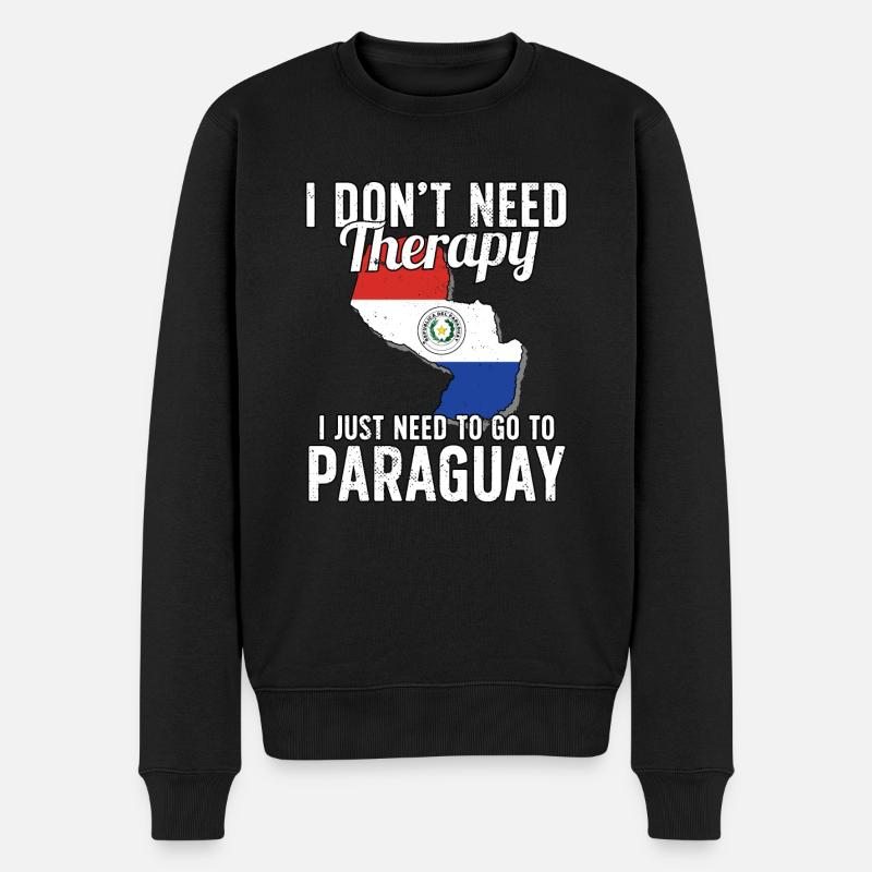 Paraguay flag I Paraguay Souvenirs - Pull Premium bio Homme - noir