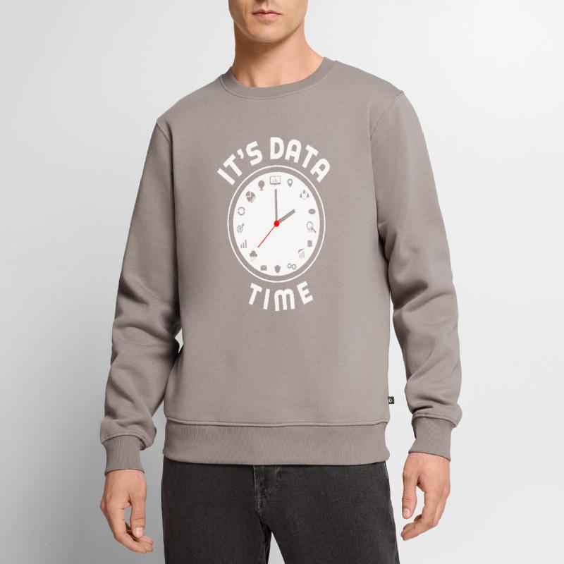 Data Engineering Data Analytics It's Data Time Men's Premium Organic Jumper