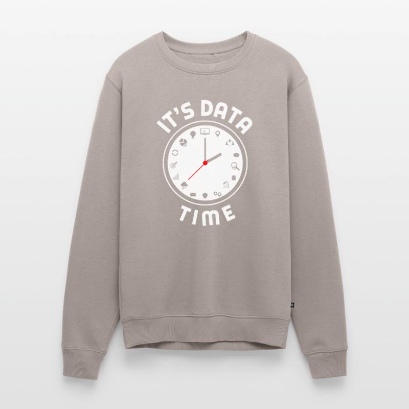 Data Engineering Data Analytics It's Data Time Men's Premium Organic Jumper
