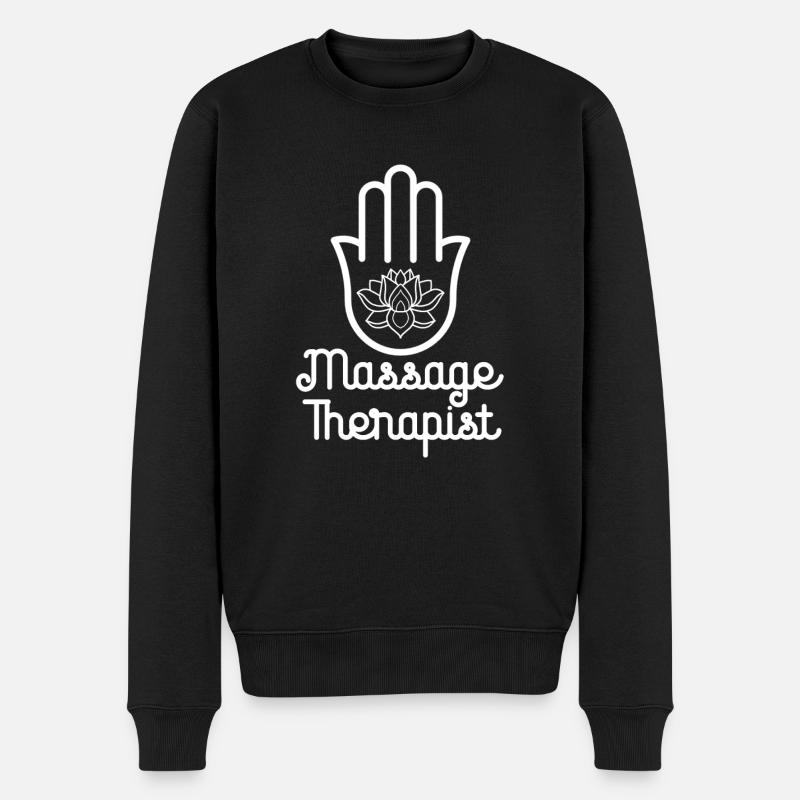 Massothérapeute - Pull Premium bio Homme - noir