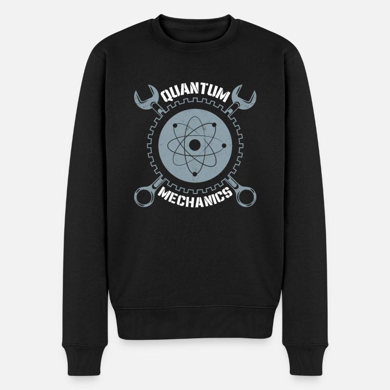 Quantum Mechanics Quantum Physics Technology - Men's Premium Organic Jumper - black
