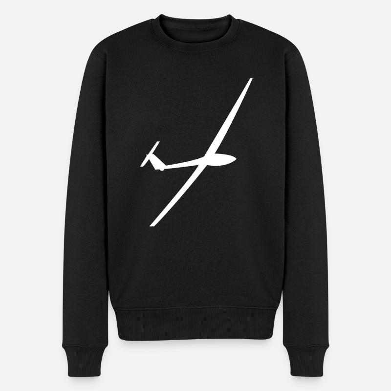 Planeurs Planeurs Planeurs - Pull Premium bio Homme - noir