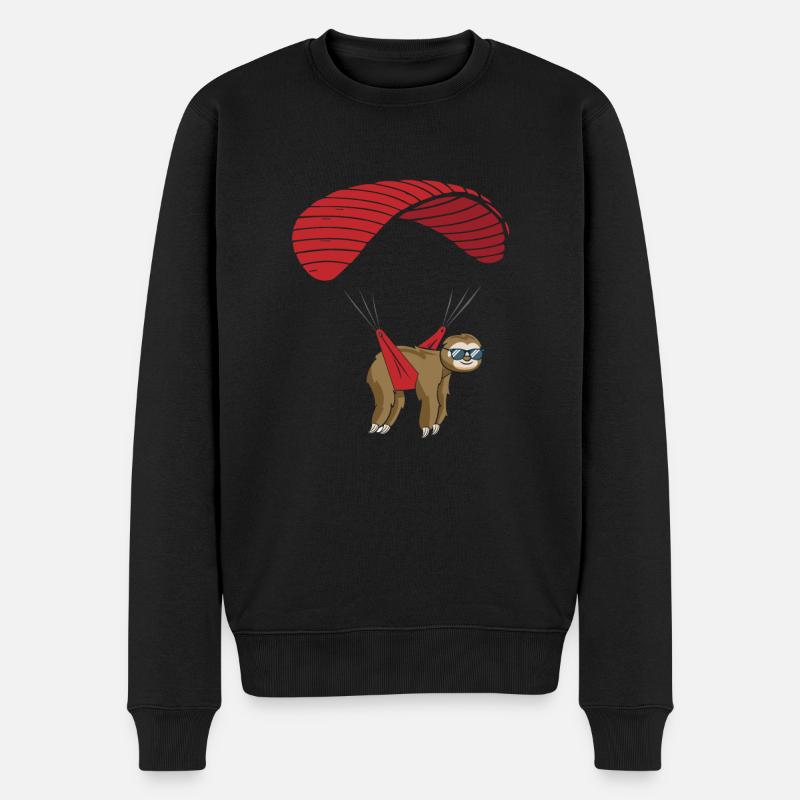 Parapente Sloth Paraglied Skydiving - Pull Premium bio Homme - noir
