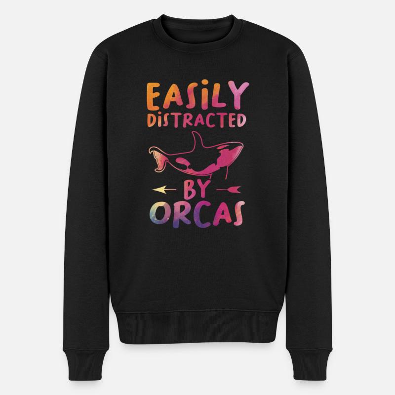 Orque Orca Cadeau - Pull Premium bio Homme - noir