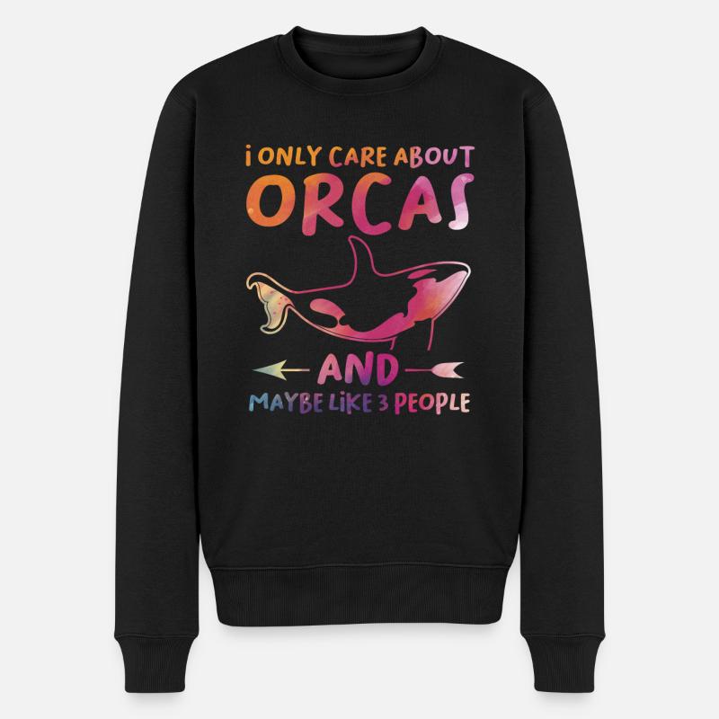 Orques Orques Cadeau - Pull Premium bio Homme - noir