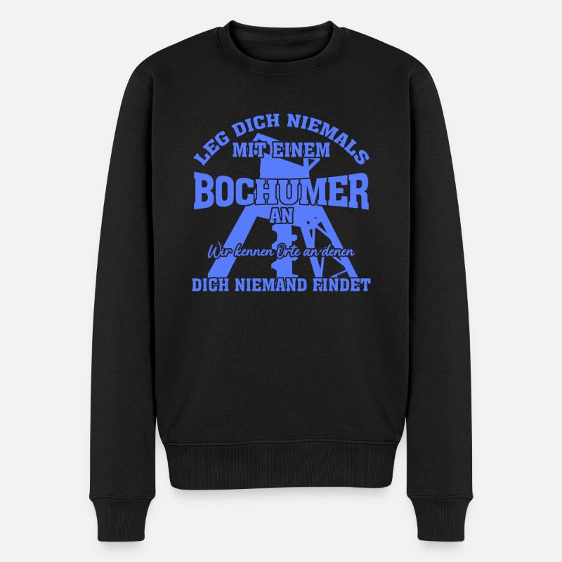 Bochum - Männer Premium Bio Pullover - Schwarz