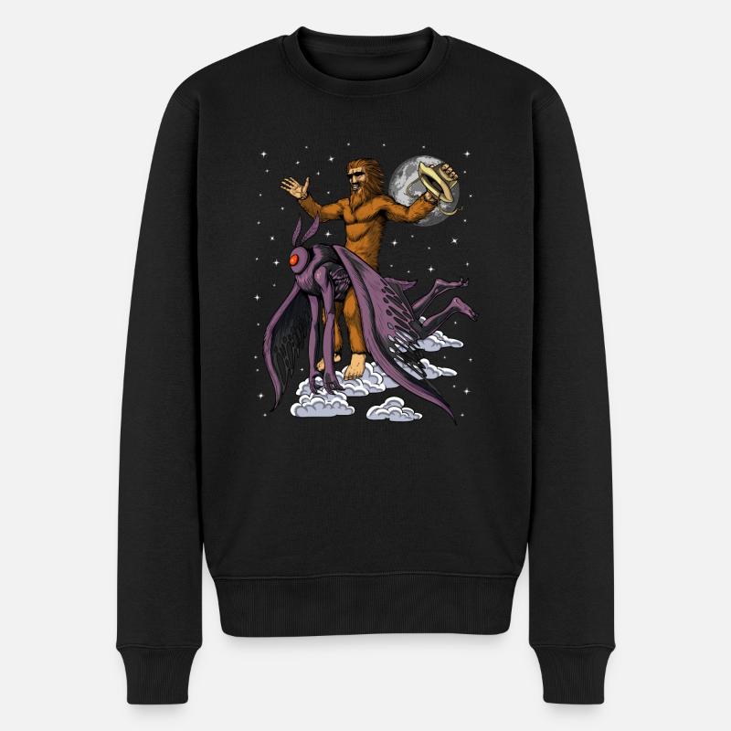 Bigfoot Équitation Mothman - Pull Premium bio Homme - noir